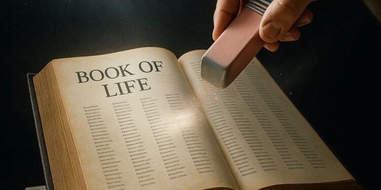 The Danger of Being Blotted Out